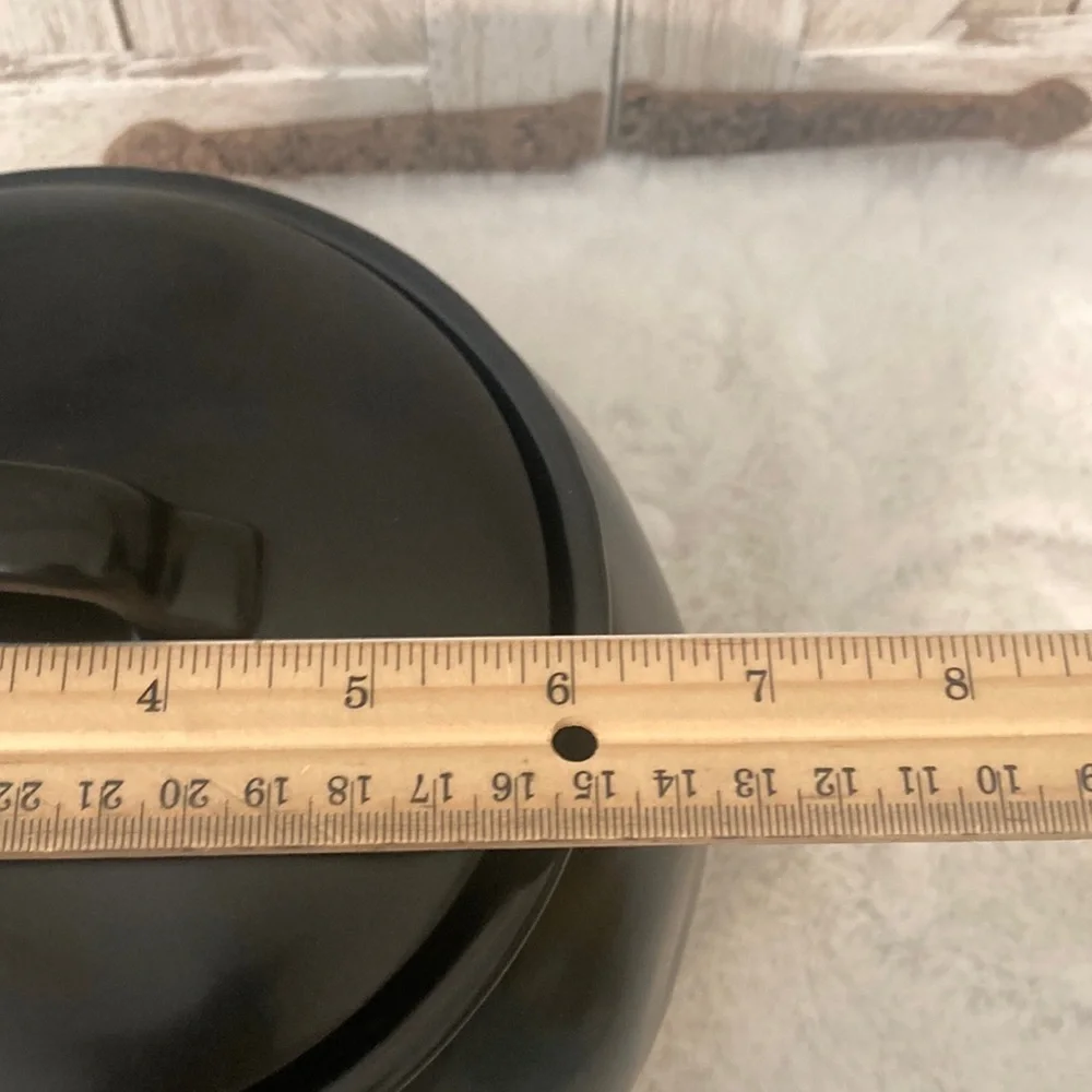 Rae Dunn Halloween Black Spooky Ceramic Jar - Picture 4 of 6